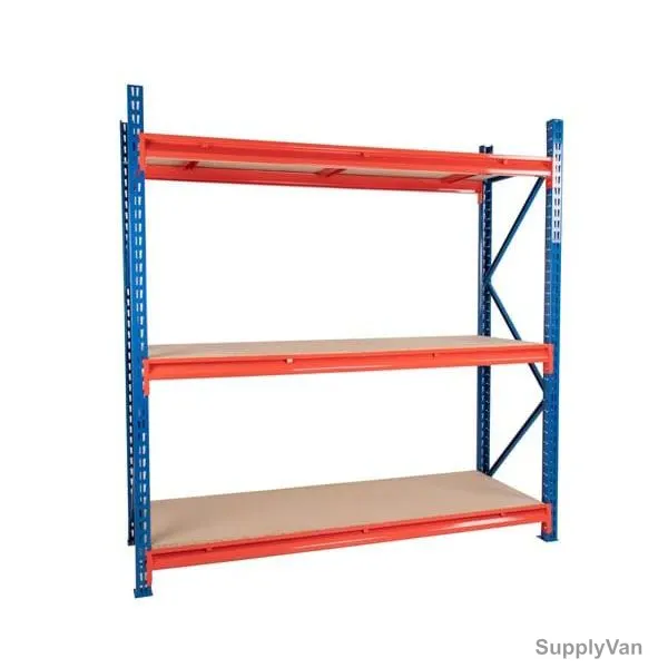 Ast Medium Duty Racking, MD200602003, HR Steel, 3 Shelves, 300 Kg Per Shelf Capacity — image 1