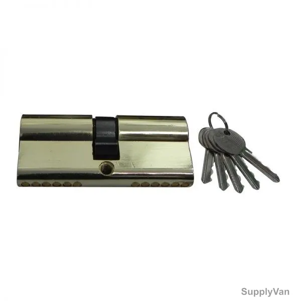 Ozcanlar Normal Key Cylinder, NORMAL KEY, Brass, Screw Mount, 70MM