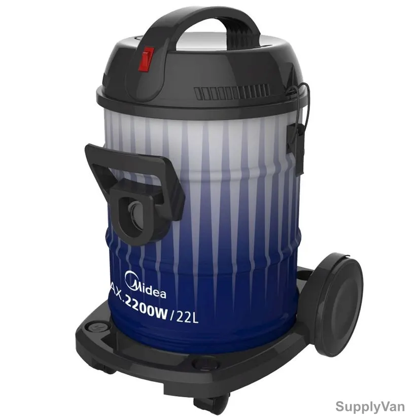 Midea Drum Type Vacuum Cleaner, VTD21A1, 2200W, 220-240V, 22 Ltrs, Blue — image 1
