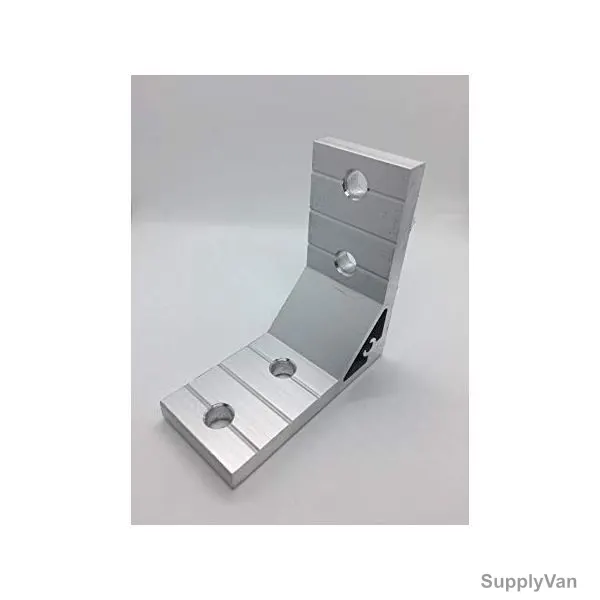 Extrusion 90 Degree Corner Bracket, 20 Series, 4 Hole, Aluminium, 78 x 78MM