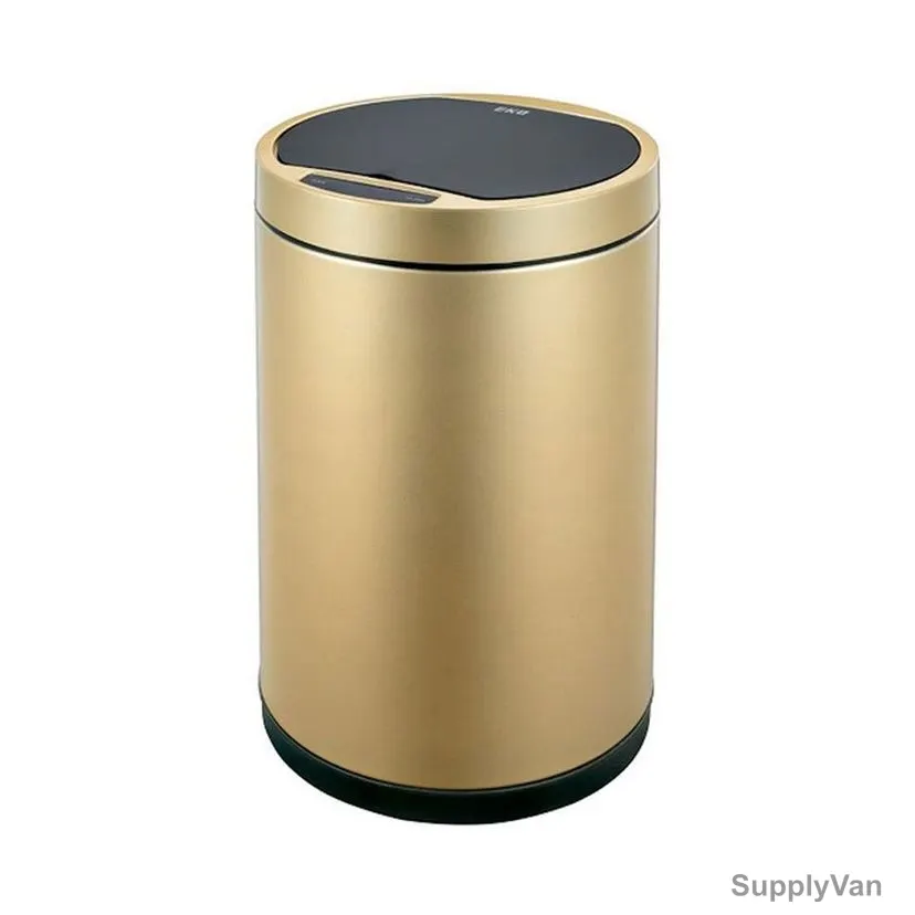 Eko Motion Sensor Trash Bin, SS45D-35, Stainless Steel, 35 Ltrs, Gold