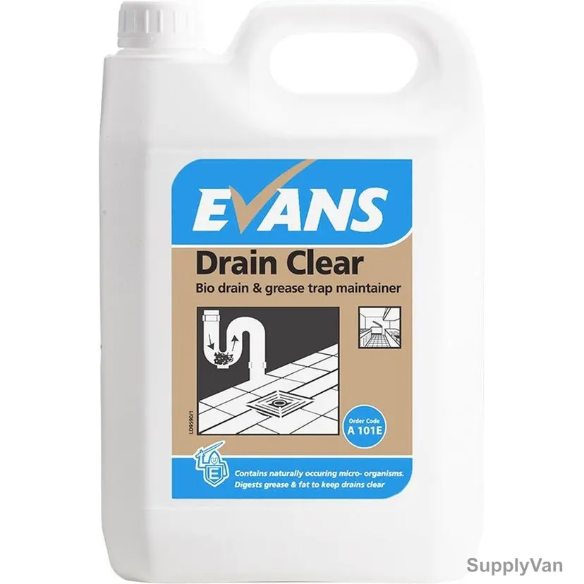 Evans Biological Drain and Grease Trap Maintainer, 10 Ltrs