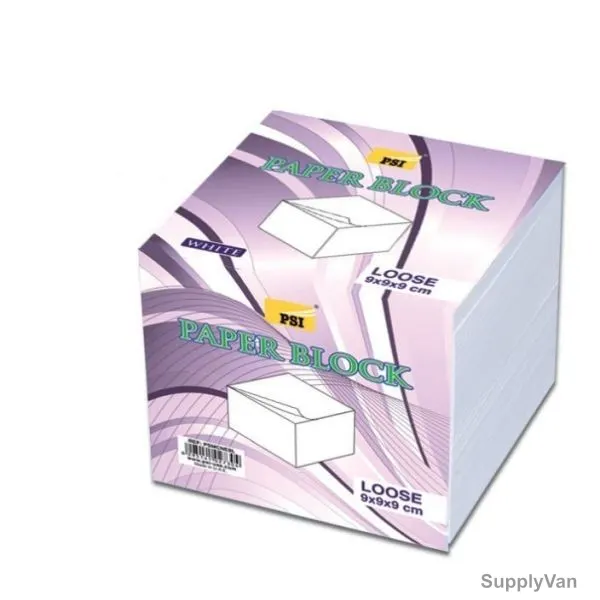 PSI Loose Paper Block, PSMC9L, Cube, 9 x 9CM, 36 Pcs/Pack — image 1