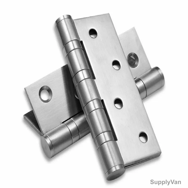 Tuf-Fix Door Hinges, 11T801-SN, Satin NickelPlated Steel, 100 x 75 x 2.5MM