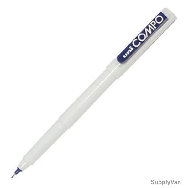 Uni-Ball Ball Point Pen, PIN115-01BE, Uni-Compo, 0.3MM Tip, Blue