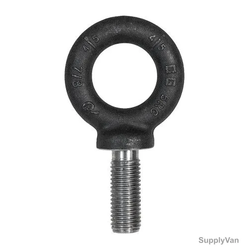 Crosby Machinery Eye Bolt, 9900271, S-279, 1-1/2 Inch Thread Size x 3-1/2 Inch Shank Length, 24000 Lbs WLL