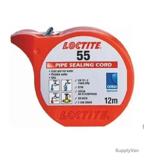 Loctite Pipe Sealing Cord, 55, 12 Mtrs Length