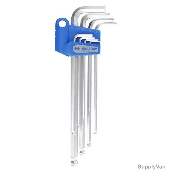 Kingtony Ball End Hex Key Set, 20108MR, 2-10MM, 8 Pcs/Set