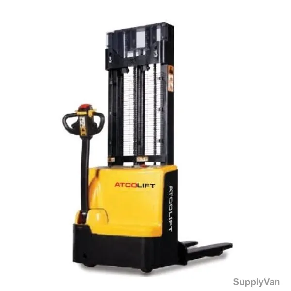 Atcolift Pedestrian Electric Stacker, ALWS15H, 3.5 Mtrs Lifting Height, 1500 Kg Weight Capacity