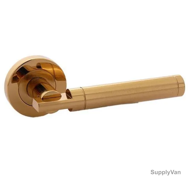 Doganlar Door Handle, Firat, Zinc, Gold Plated