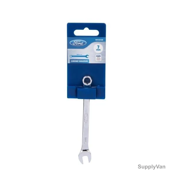 Ford Combination Spanner, FHT-EI-049, 7MM, Silver