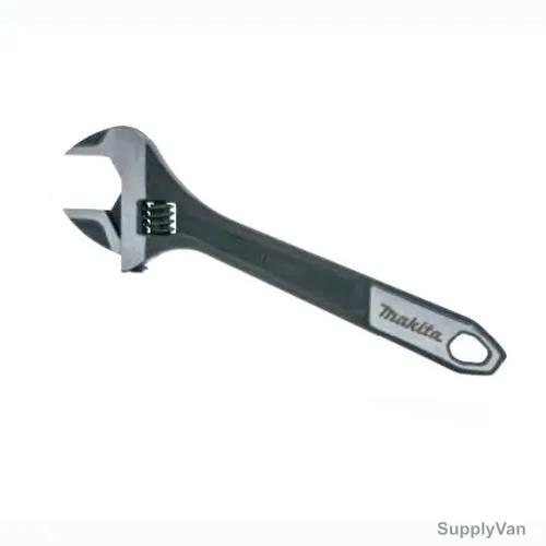 Makita Adjustable Wrench, B-65436, 38MM Jaw Capacity, 250MM Length