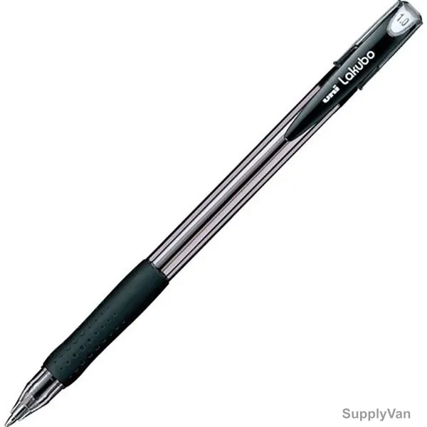 Uni-Ball Ball Point Pen, SG100M-01BK, Lakubo, 1.0MM Tip, Black