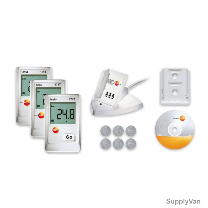 Testo Starter Kit, 174T-Kit, 7 Pcs/Kit — image 1