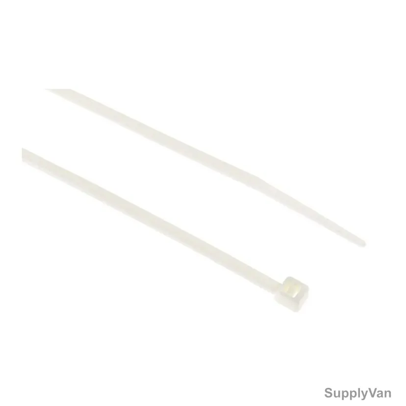 Speedwell Cable Tie, BNT4830, Nylon, 4.8MM Thk x 280MM Length, White, 100 Pcs/Pack