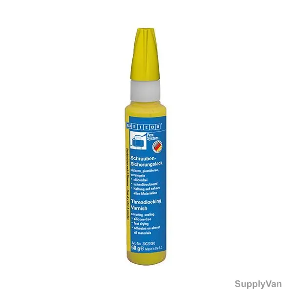 Weicon Threadlocking Varnish, 30021060, 60GM, Yellow — image 1