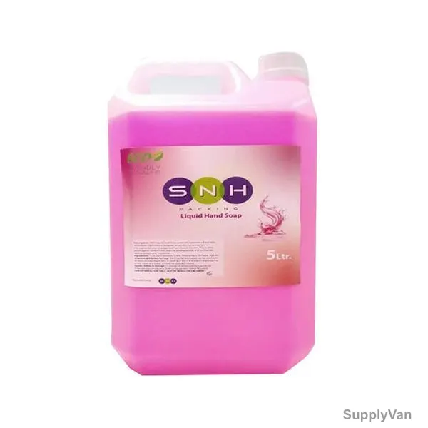 Snh Liquid Hand Soap, SNHT5Ltr, 5 Ltrs, Pink