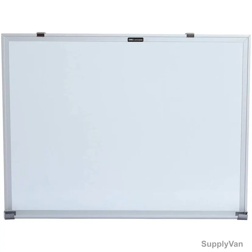 Deli White Board With Aluminium Frame, 90 x 120CM