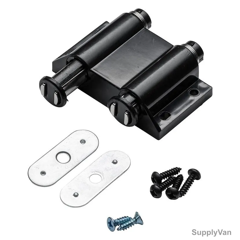 Yingda Double Magnetic Door Catcher, YD-907B, Iron and Plastic, 58x34MM, Black — image 1