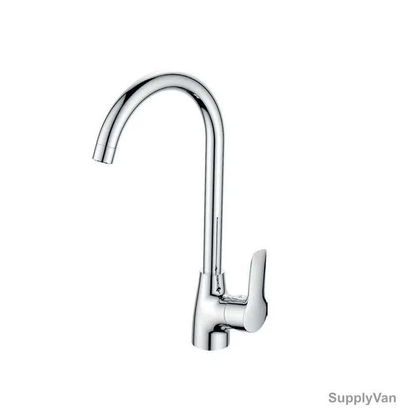 Milano Single Lever Sink Mixer, Prato, Brass, Chrome Finish