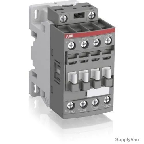 Abb Contactor Relay, 1SBH137001R1331, NF31E-13, 4 Pole, 100-250V, 3NO+1NC