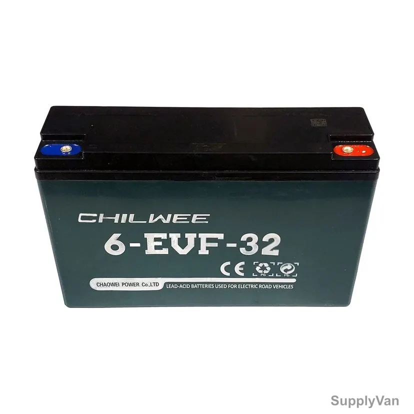 Chilwee Maintenance Free Lead Acid Electric Vehicle Battery, 6-EVF-32, 12V, 32Ah — image 1
