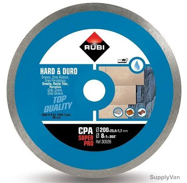 Rubi Diamond Blade, 030926, 200MM