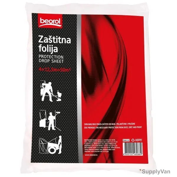 Beorol Drop Sheet, F4x12-5, 4x12.5 Mtrs