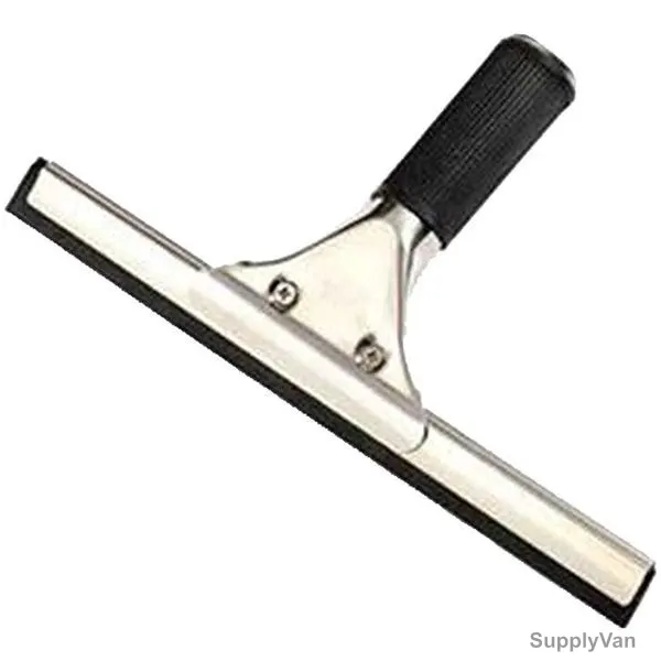 Intercare Household Glass Squeegee, 25CM, Silver/Black