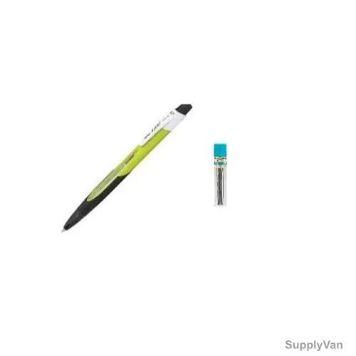 Pentel Mechanical Pencil With Lead, PEP-PACK-082, JOLT, 0.7MM, Green, 2 Pcs/Set