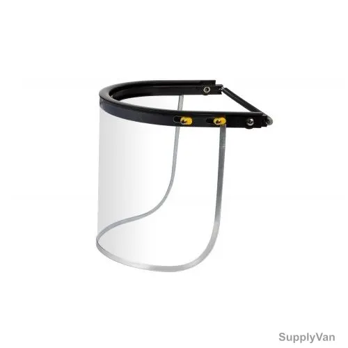 Rigman Face Shield Visor With Bracket, FC45, Polycarbonate, Clear — image 1