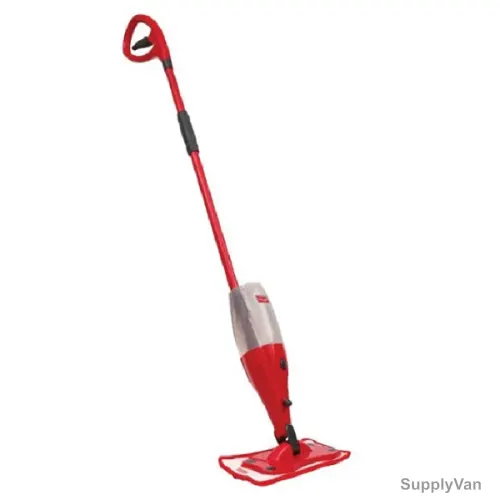 Vileda Promist Max Flat Floor Spray Mop, Red