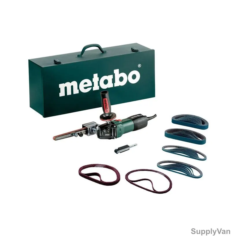 Metabo Band File Set With Metal Carry Case, BFE-9-20, 240V, 950W