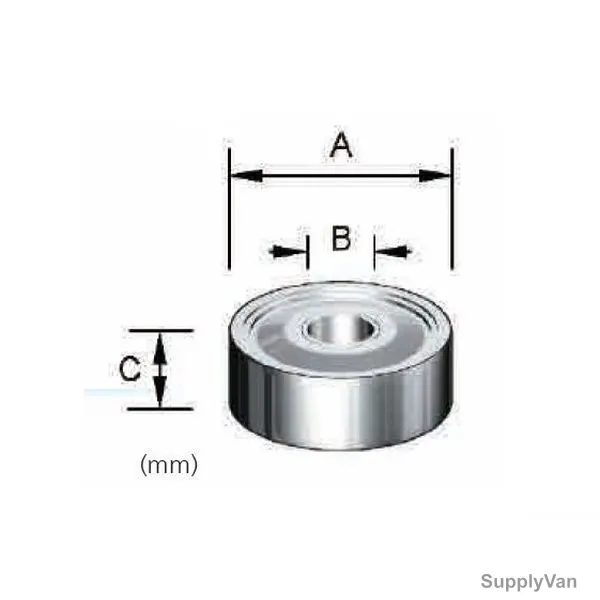 Makita Ball Bearing, D-13764, 9.52MM