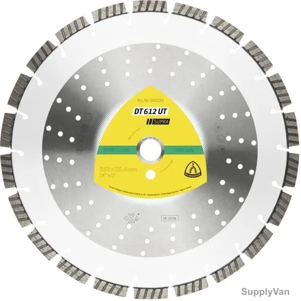 Klingspor Supra Diamond Cutting Blade, DT612UT, 20 x 300MM