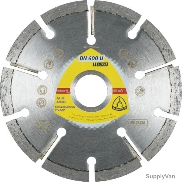 Klingspor Diamond Cutting Blade, DN600U, Supra, 80MM