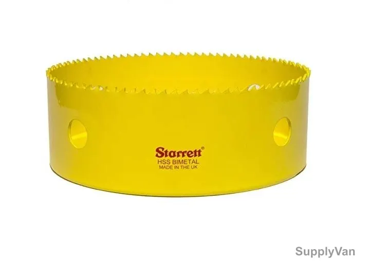 Starrett Hole Saw, SH160MM, High Speed Steel, 160MM, Yellow