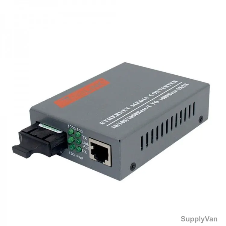 NetLink Single Fiber Optic Ethernet Media Converter, HTB-GS-03-A, 10/100/1000Base-T to 1000 Base-SX/LX