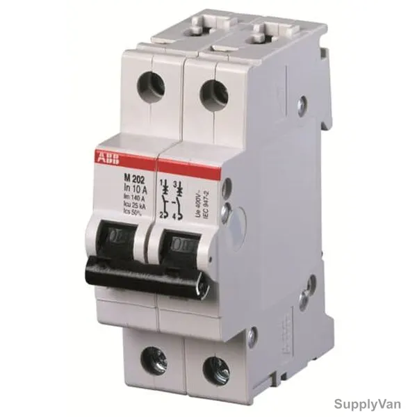 Abb Miniature Circuit Breaker, M202-32A, 32A, 2P, 400VAC