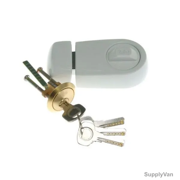 Yale Deadlocking Nightlatch, Y2D, White