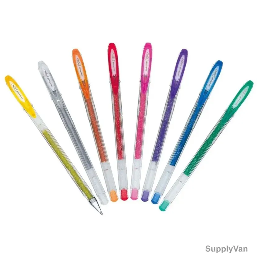 Uni-Ball Ball Point Pen UM120-08D Signo 0.7MM Tip Assorted Colors 96 Pcs/Set