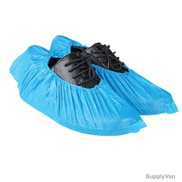 Hotpack Plastic Shoe Cover, Sc4000, Blue, 4000 Pcs/Carton — image 1