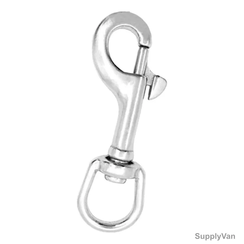 Neop-Ae Heavy Duty Swivel Snap Hook, Stainless Steel, 83MM Length, Silver — image 1