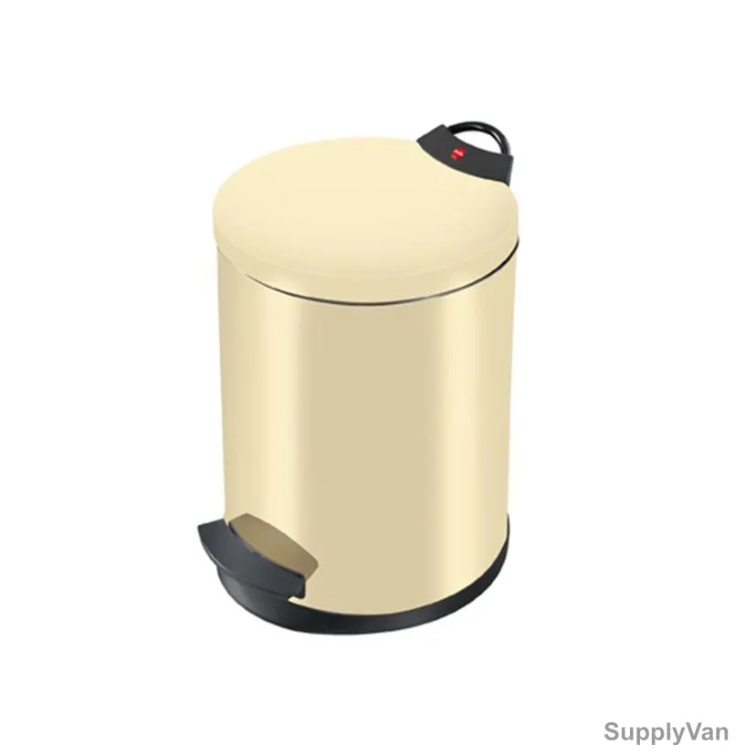 Hailo Pedal Waste Bin, HLO-0520-639, Pedal Bin T2 L, 19 Litres, Vanilla