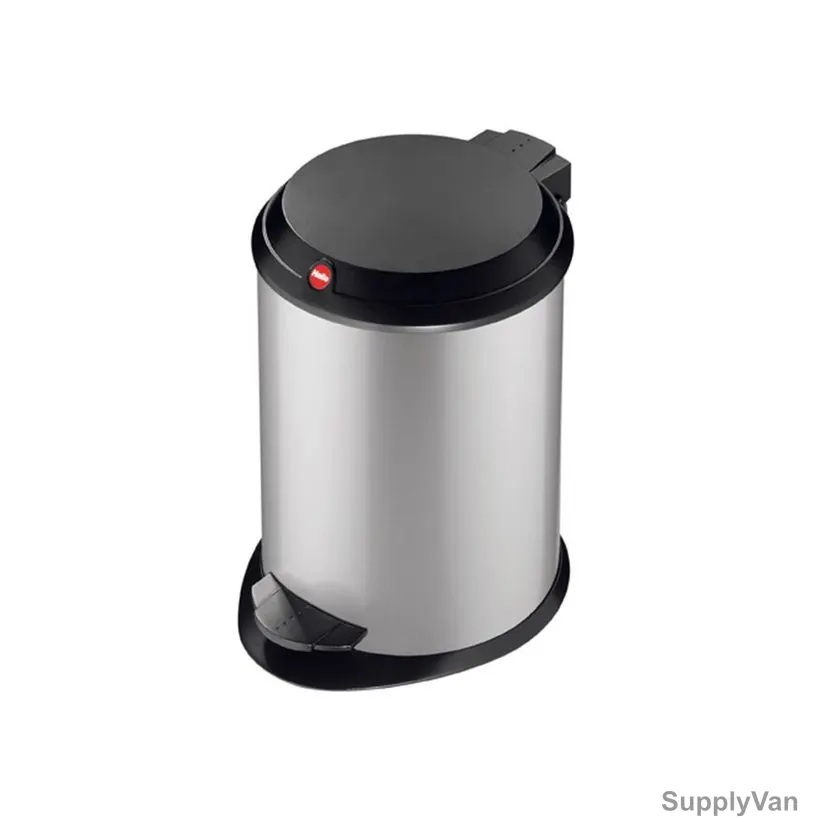 Hailo Pedal Waste Bin, HLO-0704-330, Pedal Bin T1 S, 4 Litres, Silver