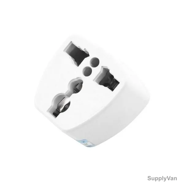 AC Power Plug Adapter, 3 Pin, White