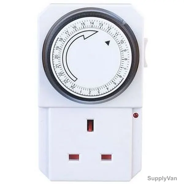 Electronic Plug in Timer Switch, White