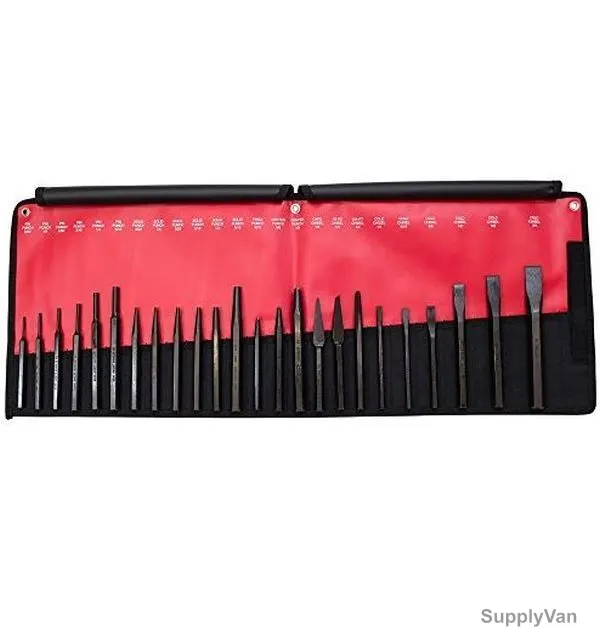 Mayhew Punch and Chisel Kit, 61050, 24PCS