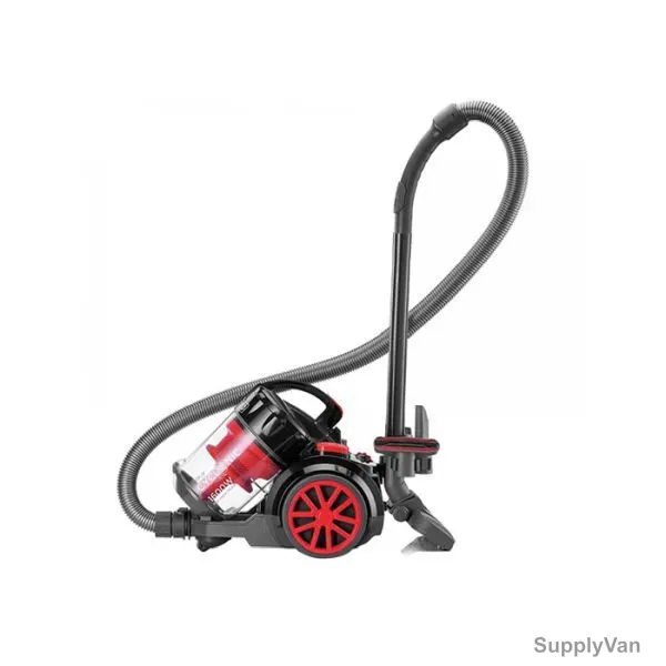 Black and Decker Canister Vacuum Cleaner, VM1680-B5, 1600W, 4L, Grey and Red — image 1