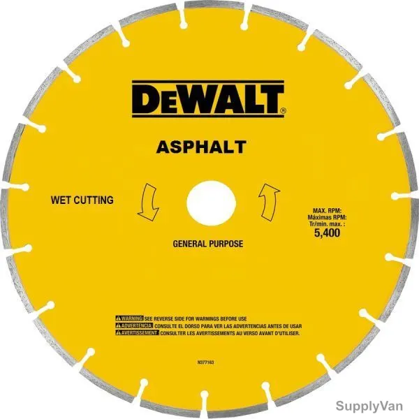Dewalt Asphalt Cutting Diamond Blade, DX3516, 406MM